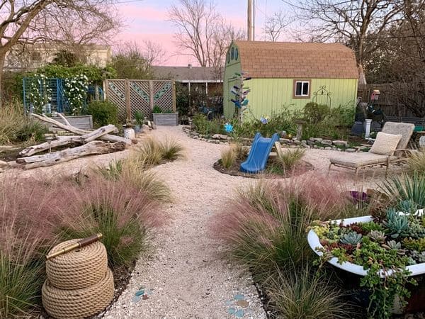 Coastal Retreat yard design example