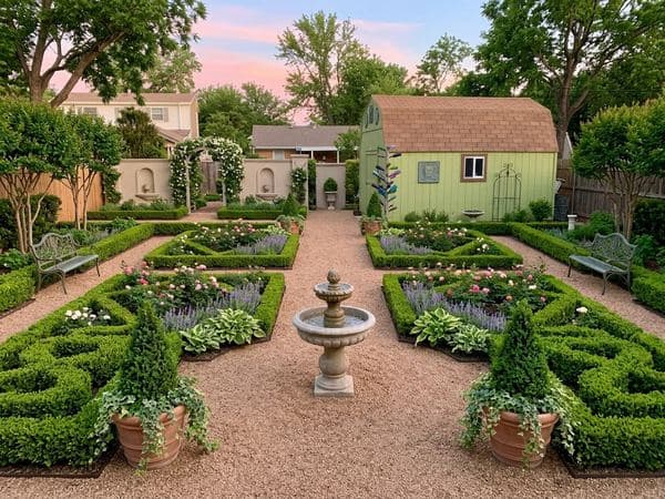 Manicured Estate yard design example
