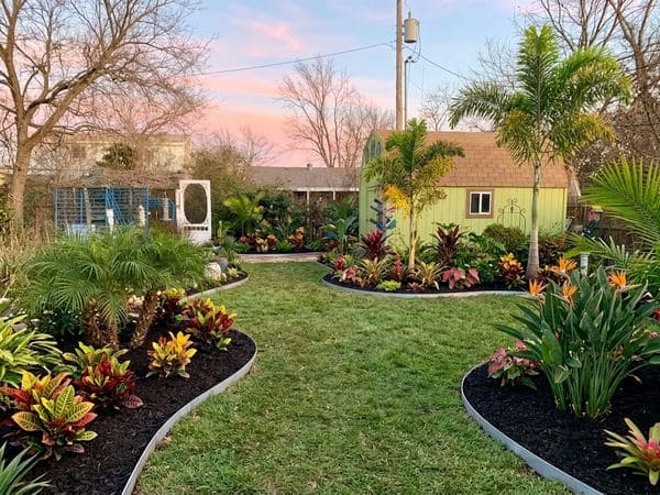 Tropical Paradise yard design example
